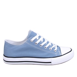 Klassiske damesneakers Basic Jeans blå