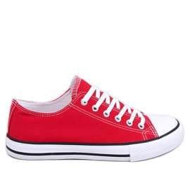 Klassiske damesneakers Basic Red rød