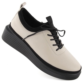 Slip-on sko til kvinder, beige, T.Sokolski J23-705