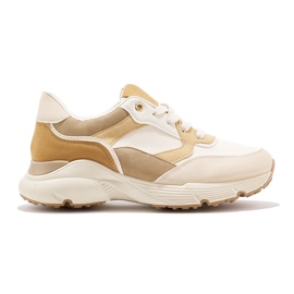 Beige sneakers til kvinder
