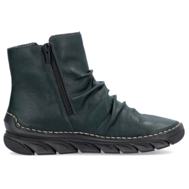 Grønne isolerede damestøvler Rieker 55052-54