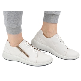 WASAK Dame lædersneakers 0602W, hvid