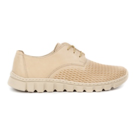 WASAK Dame lædersko 0682W, creme beige