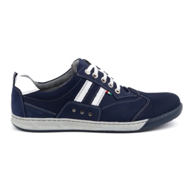 Marineblå herresneakers 28KAM KAMPOL