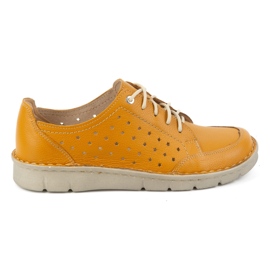 Kampol Dame lædersko 403/83 orange