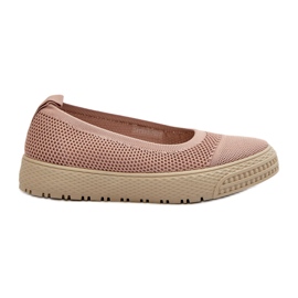 News Slip-on platform sneakers til kvinder, pink lyserød