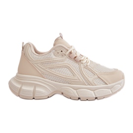 Sportssneakers til kvinder Beige Timoci
