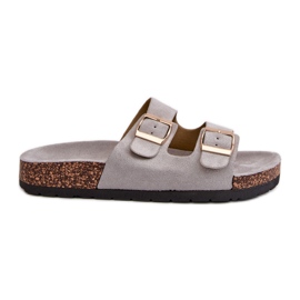 Cortina grå slip-on sandaler til kvinder