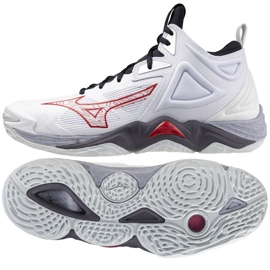 Mizuno Wave Momentum 3 Mid M V1GA231796 volleyballsko hvid