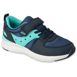 Befado børnesport 516X159 fastgjort med velcro, marineblå