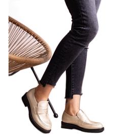 Guld elegante Élodie loafers gylden