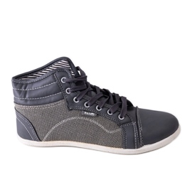 Grå høj-top Rouze sneakers