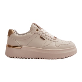 Sneakers til kvinder på Big Star Platform OO274757 HI-POLY System Hvid