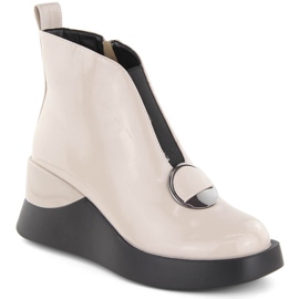 Kilestøvler til kvinder D&amp;A S.Barski Premium Collection MR880-136 beige
