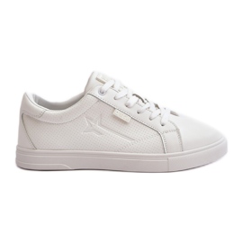 Herresneakers lavet af Eco-læder Big Star OO174020 Hi-Poly System Hvid