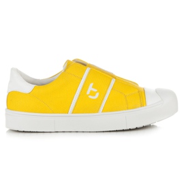 Betler Snake sneakers på platformen gul