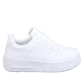 Clemons Allwhite damesneakers hvid