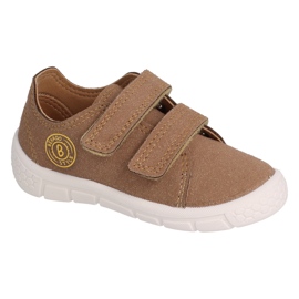 Befado børnetøfler 909P002, beige læderindlæg