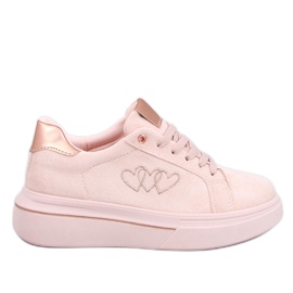 Pastel Akins Pink damesneakers lyserød