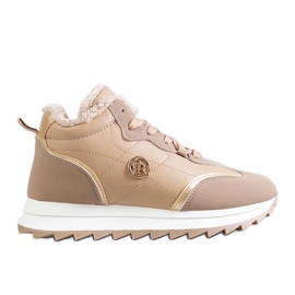 Beige isolerede høje sneakers fra Mikaela