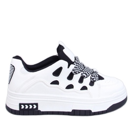 Allman Black damesneakers hvid