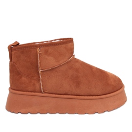 Rodmans Camel korte platformssko brun