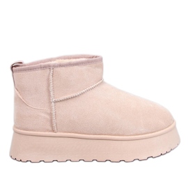 Rodmans Beige korte platformssko