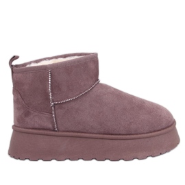 Rodmans Khaki korte platformssko beige