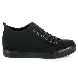 Mckeylor Sorte wedge sneakers