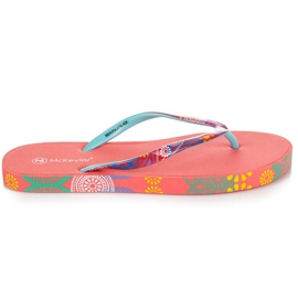 Mckeylor Coral dametøfler rød