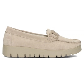 Filippo DP3334/24 Beige lædermokkasiner