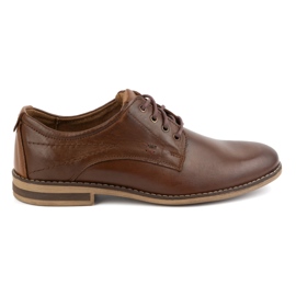 KOMODO Elegante herre lædersko 825K brun