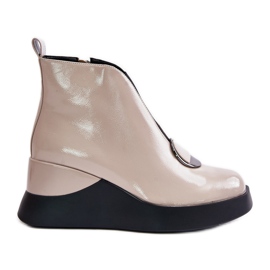 S.Barski Patent-kilestøvler Isolerede D&amp;A MR880-136 Beige