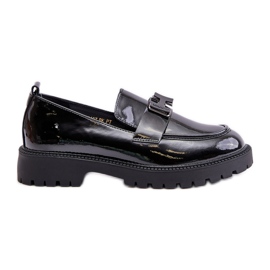 Dame-patentmokkasiner Vinceza 62187 Sort