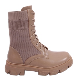 Arbejdere med en Calling Khaki stretch-overdel brun