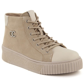 Filippo DBT6483 damesneakers i læder beige