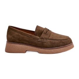 Klassiske Dame Eco Suede Moccasins, Mørkegrøn Belania