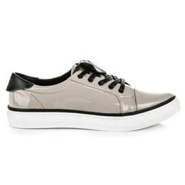 Betler Diamantlakerede sneakers grå