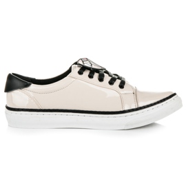 Betler Diamantlakerede sneakers brun