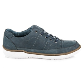 Mazaro Læder sneakers grå