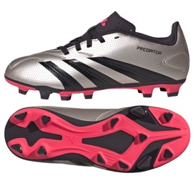 Adidas Predator Club FxG IF6423 fodboldsko sølv