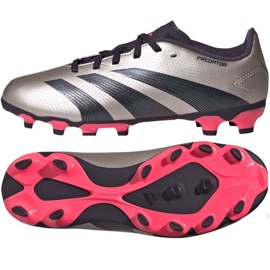 Adidas Predator League Mg IF6410 fodboldsko sølv