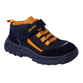 Befado børnesko navy / gul 515X003 blå