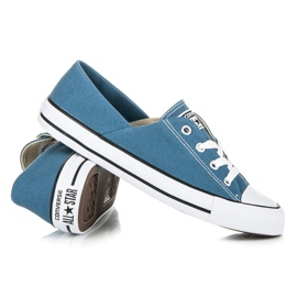CONVERSE Chuck Taylor All Star Coral Canvas Color sneakers blå