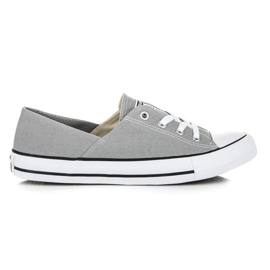 Converse chuck taylor all star koral lærred grå