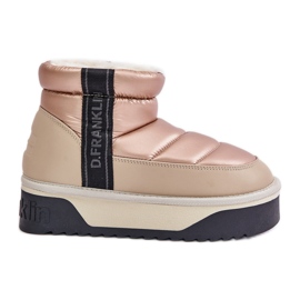 Lave snestøvler med tyk sål D.Franklin DFSH371010 Beige