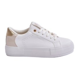 Isolerede sneakers til kvinder på Big Star Platform OO274A452 Hvid