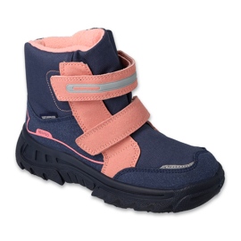 Befado trekkingsko med membran 615Y002 marineblå/pink