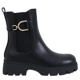 Regane Black high-top Chelsea støvler sort