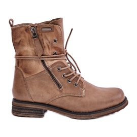Arbejdsstøvler til kvinder Dark Beige Perfecto